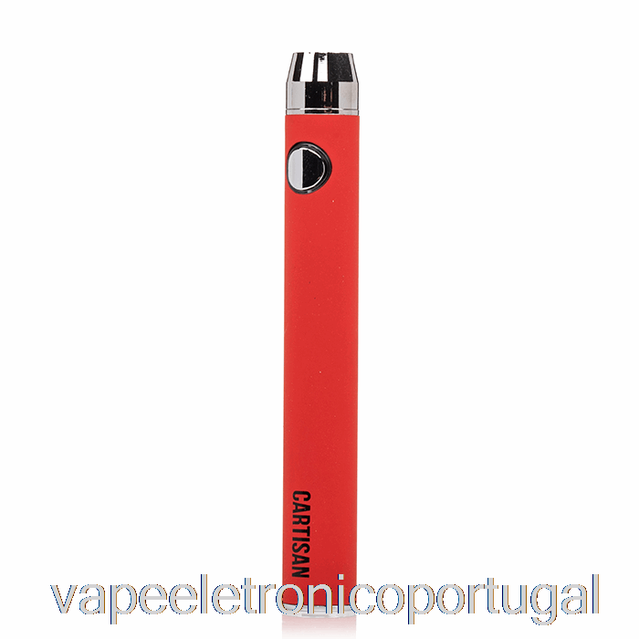 Vape Eletrônico Cartisan Botão Vv 900 Dual Charge 510 Bateria [micro] Vermelho
